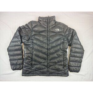 The North Face Puffer Jacket Womens Large Black 550 Down Diamond Pattern Jacket